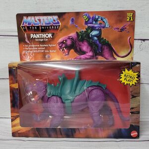 2020 MATTEL TOYS MASTERS OF THE UNIVERSE PANTHOR SAVAGE CAT COLLECTORS EDITION